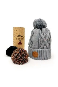 Bonnet FONEM Nopped Bere Grey