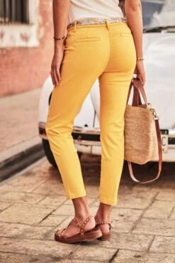 Pantalon FREEMAN PORTER CLAUDIA FELICITA Mimosa -Magasin De Vêtements De Mode Pour Femmes freeman 24864 2