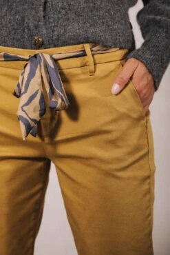 Pantalon FREEMAN PORTER CLAUDIA FELICITAYellow Olive -Magasin De Vêtements De Mode Pour Femmes freeman 25517 f1193 yellow olive 5