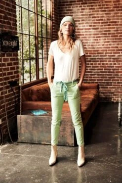 Pantalon FREEMAN PORTER CLAUDIA FELICITA Green 10 Pantalon FREEMAN PORTER CLAUDIA FELICITA Green -Magasin De Vêtements De Mode Pour Femmes freeman 25517 fele23 f1150 3