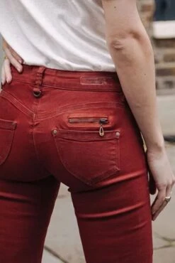 Jean FREEMAN PORTER ALEXA SLIM OIL Henna -Magasin De Vêtements De Mode Pour Femmes freeman 25638 f886 henna 4