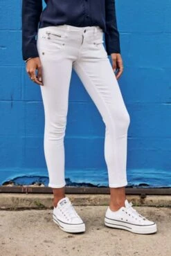 Jean FREEMAN PORTER ALEXA CROPPED White -Magasin De Vêtements De Mode Pour Femmes freeman 25873 205 10 1