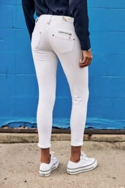 Jean FREEMAN PORTER ALEXA CROPPED White -Magasin De Vêtements De Mode Pour Femmes freeman 25873 205 10 2