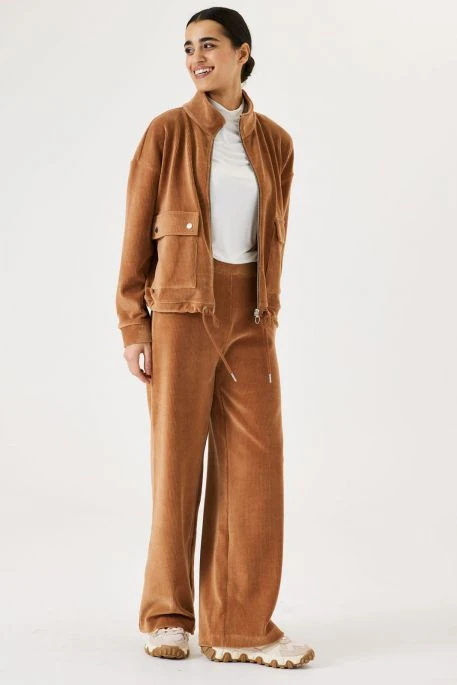 Sweat Zippé GARCIA Honey Brown 6 Sweat Zippé GARCIA Honey Brown – Image 4