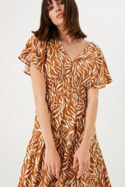 Robe Longue Bohème GARCIA Pecan -Magasin De Vêtements De Mode Pour Femmes garcia 26662 4