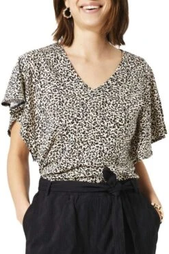Top GARCIA LEOPARD Black 8 Top GARCIA LEOPARD Black -Magasin De Vêtements De Mode Pour Femmes garcia 26858 2