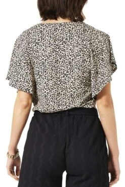 Top GARCIA LEOPARD Black