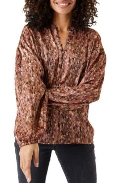 Chemise GARCIA ALL OVER Golden -Magasin De Vêtements De Mode Pour Femmes garcia h30234 4167 1