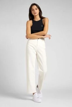 Débardeur LEE RIBBED TANK Black -Magasin De Vêtements De Mode Pour Femmes lee l44q ux 01 1