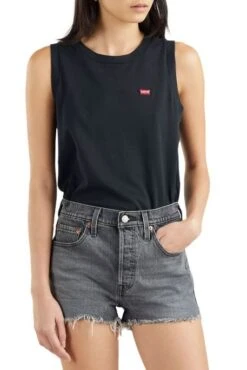 Levis Tee Shirt LEVI'S® DARA TANK Caviar -Magasin De Vêtements De Mode Pour Femmes levis 18185 00 07 1