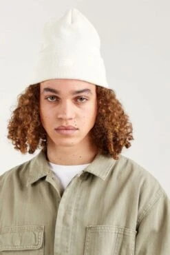 Levis Bonnet LEVI'S® SLOUCHY Blanc -Magasin De Vêtements De Mode Pour Femmes levis 232426 51 1