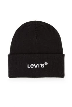 Levis Bonnet LEVI'S® Wordmark Beanie Regular Black -Magasin De Vêtements De Mode Pour Femmes levis 233754 59 2