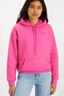 Levis Sweat LEVI'S® STANDARD HOODIE Rose -Magasin De Vêtements De Mode Pour Femmes levis 24693 00 51 1