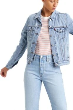 Levis Blouson En Jean LEVI'S® ORIGINAL TRUCKER All Mine -Magasin De Vêtements De Mode Pour Femmes levis 29945 01 00 1