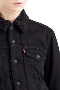 Levis Veste Sherpa LEVI'S® TRUCKER Yes Black -Magasin De Vêtements De Mode Pour Femmes levis 36137 00 15 3