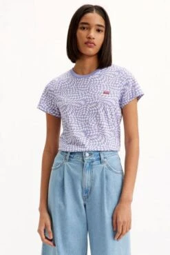 Levis Tee-shirt LEVI'S® PERFECT HM Violet -Magasin De Vêtements De Mode Pour Femmes levis 39185 02 55 1