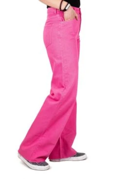Jean TEDDY SMITH ICON 90'S Color Pink -Magasin De Vêtements De Mode Pour Femmes mg 0134