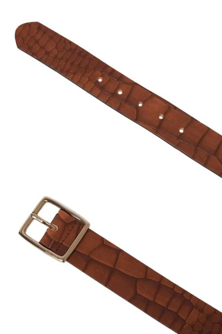Ceinture SALSA GUADIANA CROCO Brown 3 Ceinture SALSA GUADIANA CROCO Brown