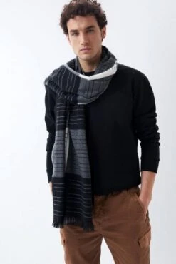 Echarpe SALSA CARREAUX Black