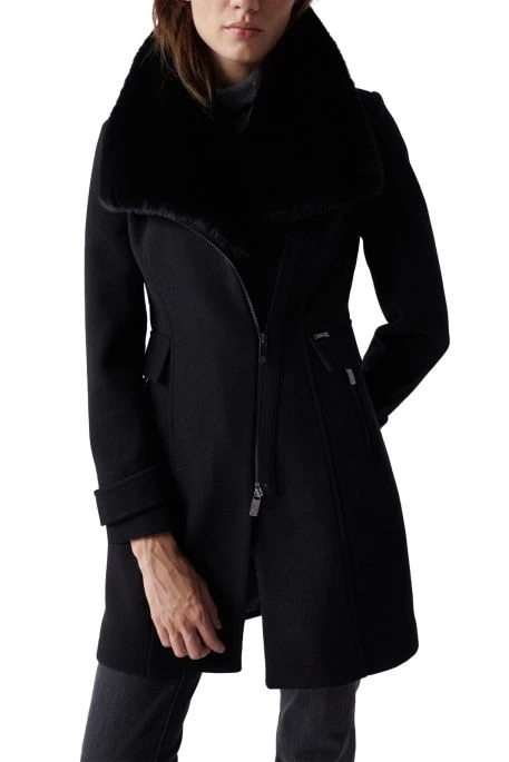 Manteau SALSA LISFUR Black 3 Manteau SALSA LISFUR Black
