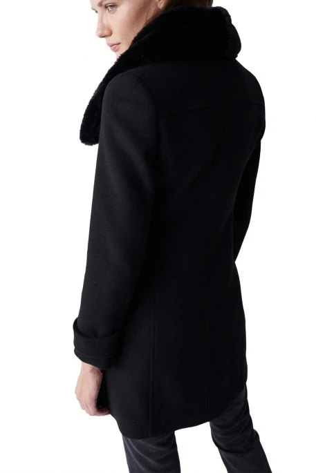 Manteau SALSA LISFUR Black 4 Manteau SALSA LISFUR Black – Image 2