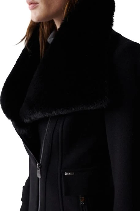 Manteau SALSA LISFUR Black 8 Manteau SALSA LISFUR Black – Image 6