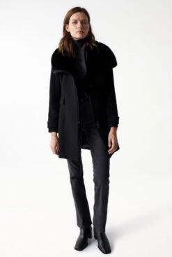 Manteau SALSA LISFUR Black 11 Manteau SALSA LISFUR Black -Magasin De Vêtements De Mode Pour Femmes salsa 126463 0000 5