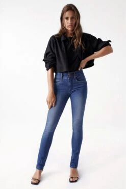 Jean SALSA SECRET PUSH IN SLIM Bleu -Magasin De Vêtements De Mode Pour Femmes salsa 126492 8504 1