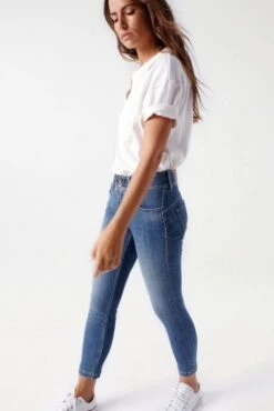 Jean SALSA SECRET SKINNY CROPPED Blue -Magasin De Vêtements De Mode Pour Femmes salsa 126592 8503 1