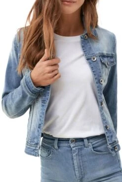 Blouson En Jean SALSA SLIM Bleu