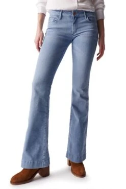 Jean SALSA WONDER PUSH UP FLARE Blue -Magasin De Vêtements De Mode Pour Femmes salsa 21004227 8502 2