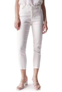Pantalon SALSA CHINO CROPPED Ecru -Magasin De Vêtements De Mode Pour Femmes salsa 21005506 0071 2