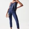 Pantalon SALSA CHINO CROPPED Chambray -Magasin De Vêtements De Mode Pour Femmes salsa 21005507 8503 1