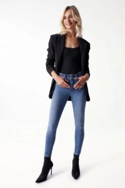 Jean SALSA SECRET PUSH IN CROPPED SKINNY Blue -Magasin De Vêtements De Mode Pour Femmes salsa 21005680 8502 1