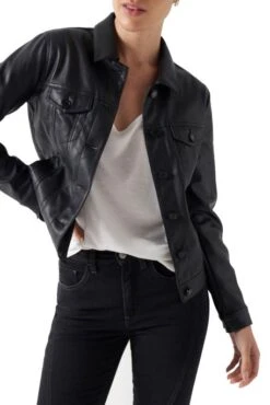 Blouson SALSA EFFET CUIR SLIM Black -Magasin De Vêtements De Mode Pour Femmes salsa 21006779 000 1
