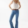 Jean SALSA FAITH PUSH IN FLARE Bleu -Magasin De Vêtements De Mode Pour Femmes salsa 21006844 851 1