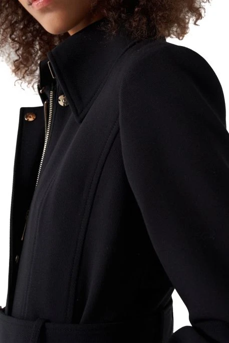 Trench SALSA GABARDINE Noir 4 Trench SALSA GABARDINE Noir – Image 2