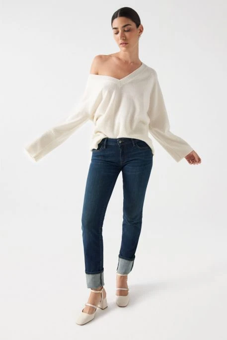 Jean SALSA WONDER PUSH UP2 SLIM Bleu 4 Jean SALSA WONDER PUSH UP2 SLIM Bleu – Image 2