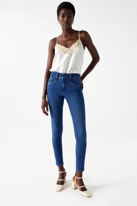 Jean SALSA SECRET PUSH IN SKINNY Bleu 5 Jean SALSA SECRET PUSH IN SKINNY Bleu – Image 3