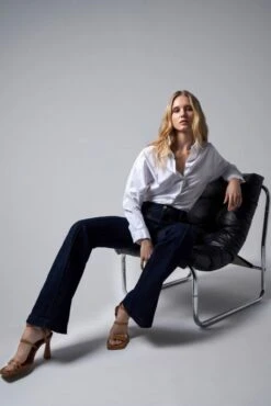 Jean SALSA DESTINY PUSH UP FLARE Blue -Magasin De Vêtements De Mode Pour Femmes salsa 21007847 854 5