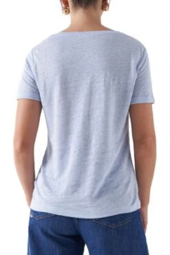 Tee Shirt SALSA EN LIN Blue