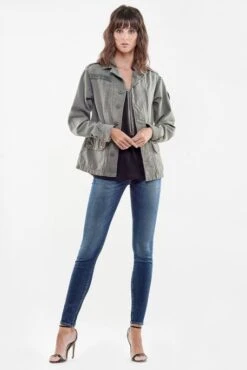 Veste LE TEMPS DES CERISES MILITARIE Khaki 8 Veste LE TEMPS DES CERISES MILITARIE Khaki -Magasin De Vêtements De Mode Pour Femmes tdc 14431 1