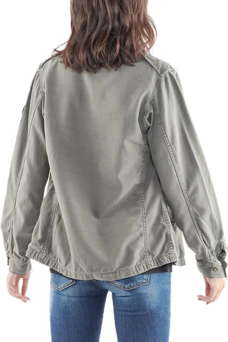 Veste LE TEMPS DES CERISES MILITARIE Khaki 4 Veste LE TEMPS DES CERISES MILITARIE Khaki – Image 2