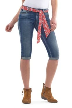 Corsaire LE TEMPS DES CERISES MANDY Blue -Magasin De Vêtements De Mode Pour Femmes tdc 19556 1