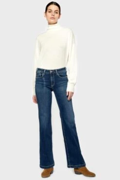 Jean LE TEMPS DES CERISES FLARE PULP TAILLE HAUTE Blue 10 Jean LE TEMPS DES CERISES FLARE PULP TAILLE HAUTE Blue -Magasin De VĂŞtements De Mode Pour Femmes tdc 21659 5