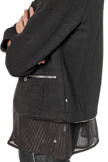 Veste LE TEMPS DES CERISES MARJO Black 4 Veste LE TEMPS DES CERISES MARJO Black – Image 2