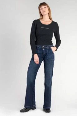Jean LE TEMPS DES CERISES FLARE N°1 Blue -Magasin De Vêtements De Mode Pour Femmes tdc 25277 1