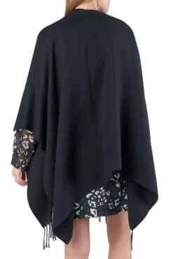 Poncho LE TEMPS DES CERISES PILI Black