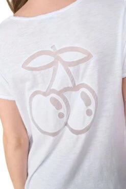 LE TEMPS DES CERISES Tee Shirt TEMPS DES CERISES ISABELLA White -Magasin De Vêtements De Mode Pour Femmes tdc fisabella0000mc 1001 white 4