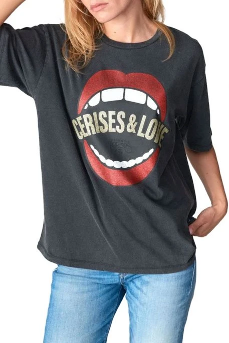 Tee Shirt LE TEMPS DES CERISES JOEL Black 3 Tee Shirt LE TEMPS DES CERISES JOEL Black – Image 2